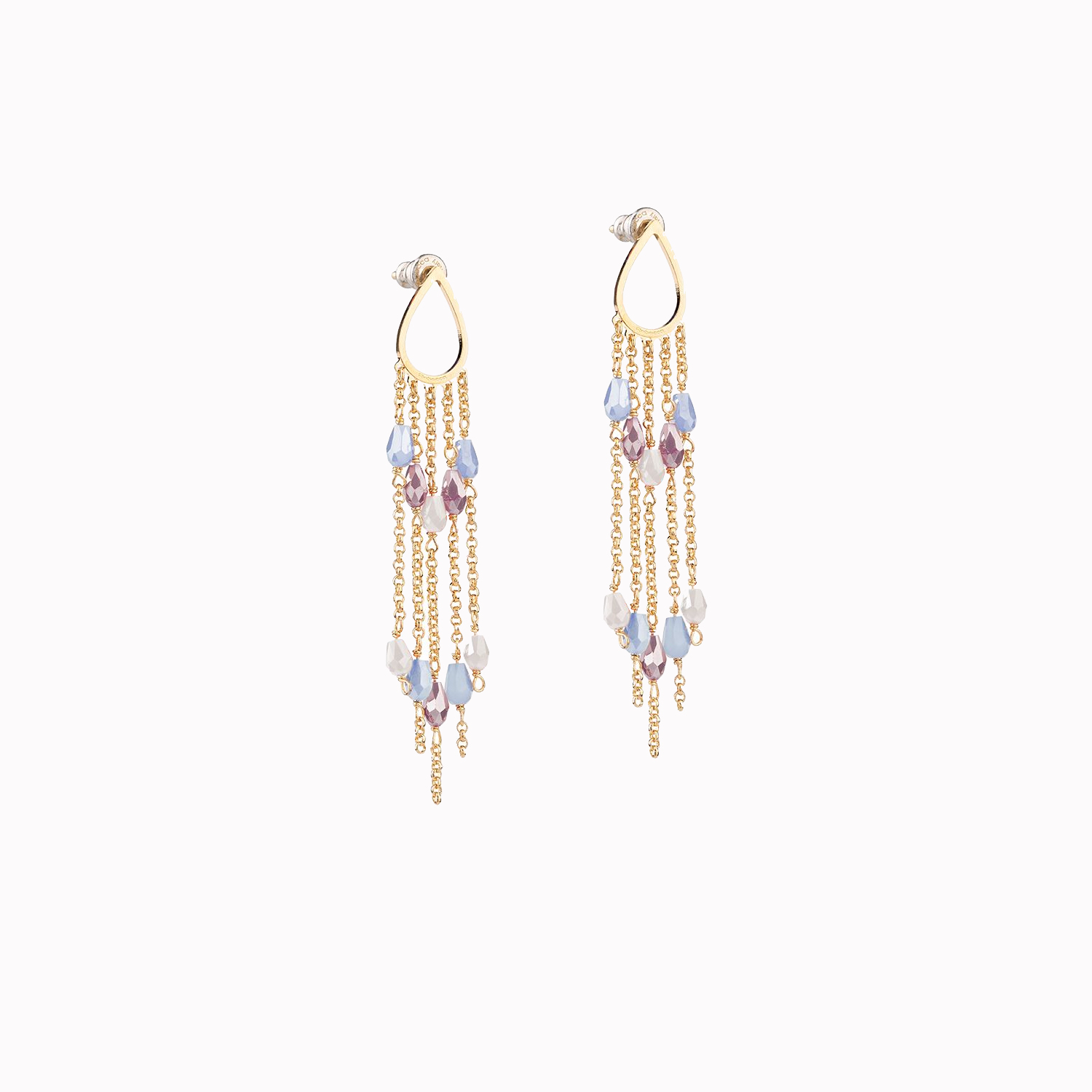 Rebecca - Diva earring with faceted texture